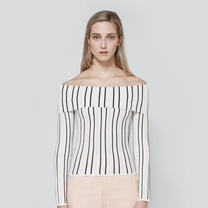 Farrow off-shoulder Knit top